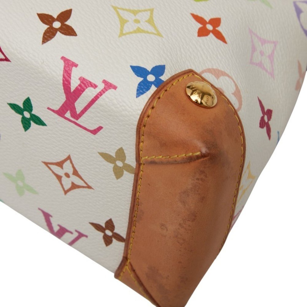 Louis Vuitton Monogram Multicolore Eliza Shoulder Bag M40098 in Bron White Le... - Picture 6 of 12